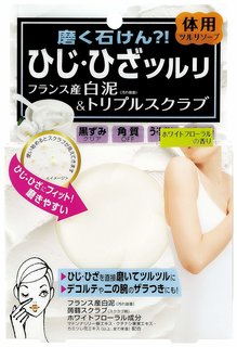 ツルリ ひじひざ磨き 白泥スクラブソープ (883618)