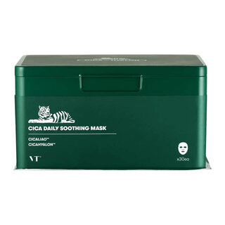 Amazon | VTCOSMETICS(ブイティコスメテックス) 【正規品】シカデイリースージングマスク フェイスマスク 30シート (1064065)