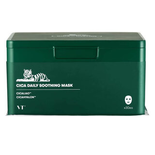 VT COSMETICS(ブイティコスメテックス)【正規品】シカデイリースージングマスク フェイスマスク 30シート (x 1) (1072135)