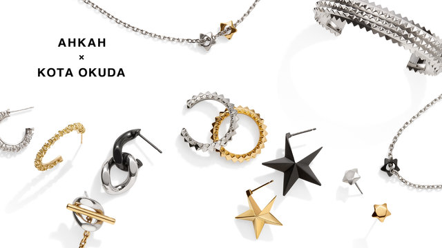 AHKAH×KOTA OKUDAカプセルコレクションを発売!スタイリッシュな星アクセ☆