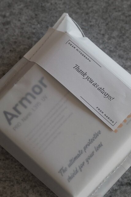 カメラを愛するあの人へプレゼント。レンズ保護フィルターNiSi「Armor FX」