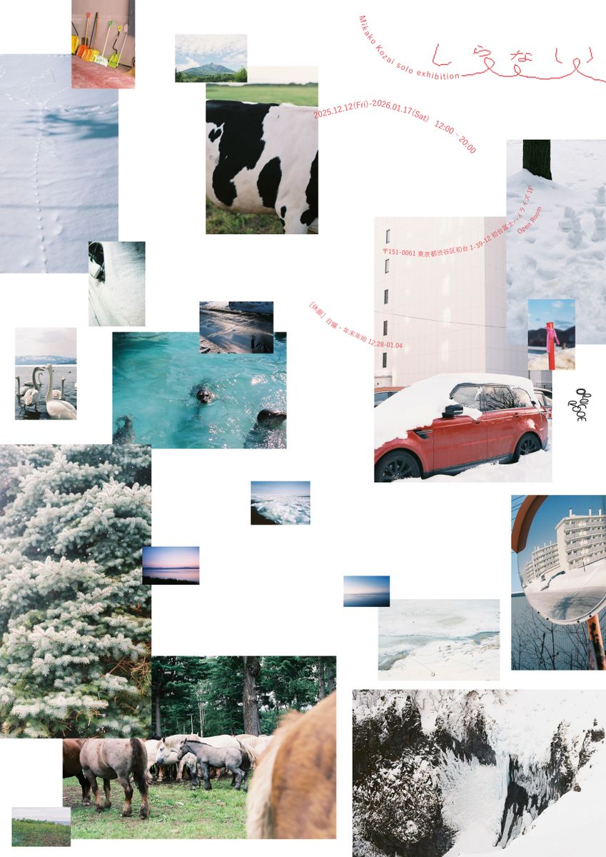 写真家 小財美香子の個展「しらない」が東京 初台で開催。父と幼い頃に他界した母がかつて旅した北海道を訪ね歩き、撮影を重ねた作品群