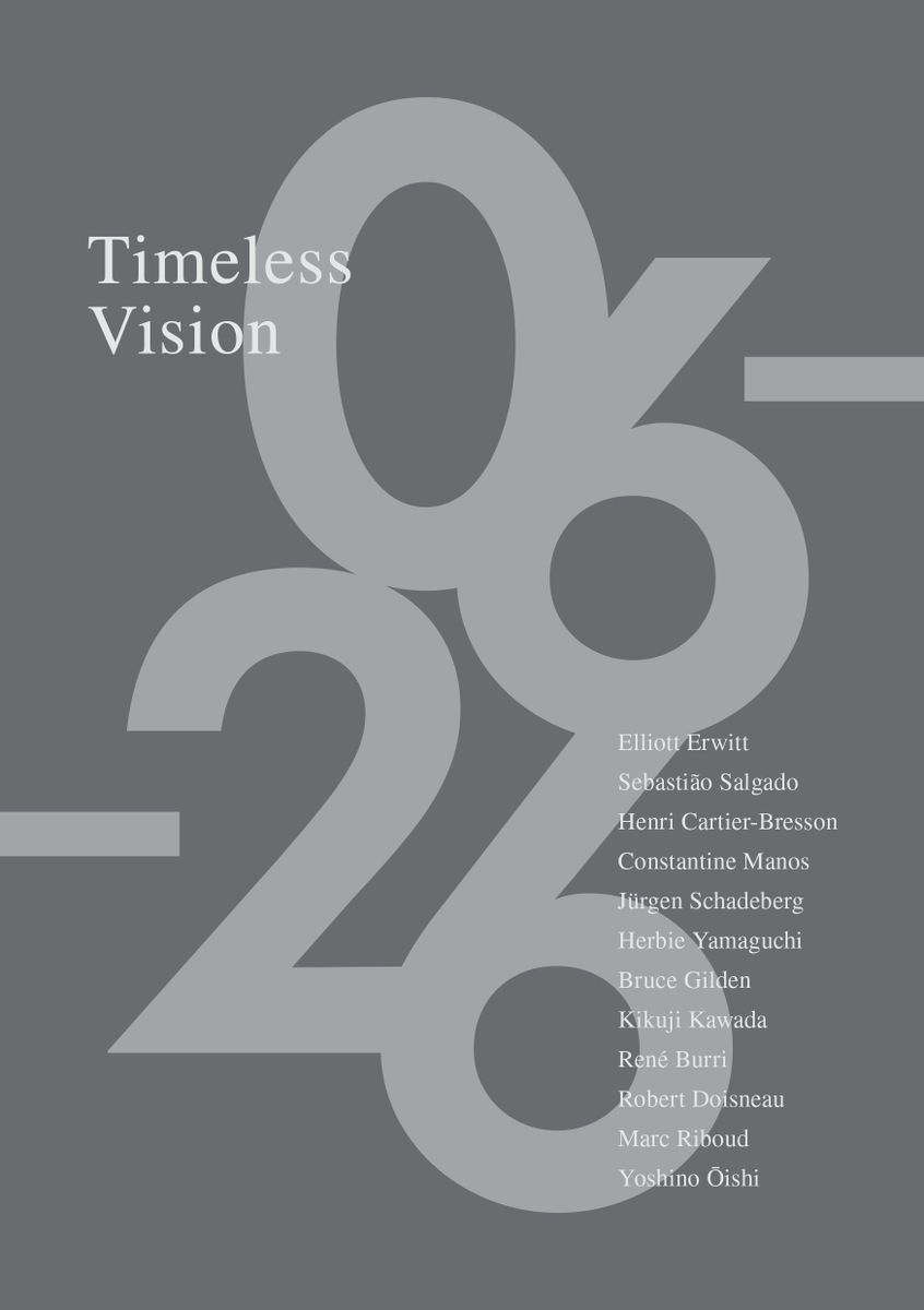 ライカ銀座店・ライカギャラリー東京のオープン20周年を記念した写真展「Timeless Vision」が開催。ハービー・山口、ロベール・ドアノーら国内外の写真家12名による作品35点を展示