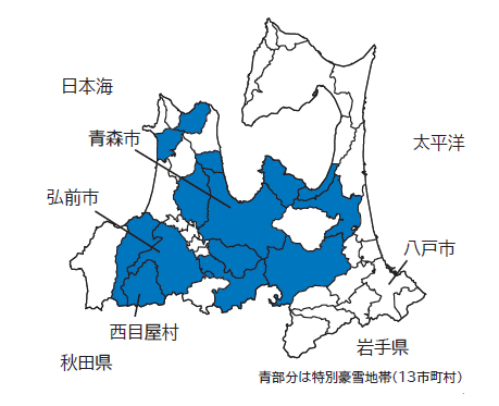 青森県　高齢者あたり訪問介護事業所数全国５位