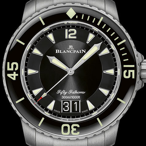 ブランパンの「フィフティ ファゾムスラージデイト」がチタン製ブレスレットで登場|BLANCPAIN