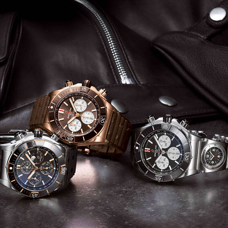 力強いデザインとスタイリッシュな要素が融合。スポーティーシックな新作「スーパー クロノマット」|BREITLING