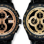 SWATCH|クロノ オートマチック コレクション ゴールド SVGB402 SVGB401