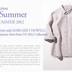 MARGARET HOWELL|“Early Summer”がテーマのクールアイテム・コレクション