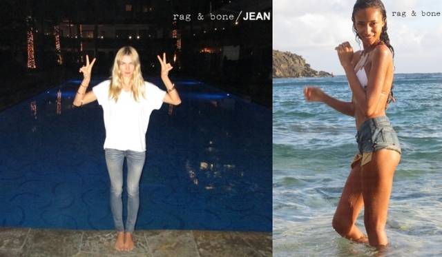 rag&bone|D.I.Yプロジェクト第二弾、ふたりのモデルのプライベートスナップ(!?)公開