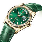 ROLEX|レザーストラップを採用したカラフルな「デイデイト」