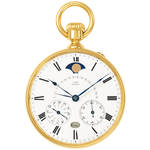 Patek Philippe|レトログラード日付表示付永久カレンダー機構を搭載した懐中時計