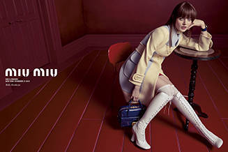 MIU MIU|ハリウッドの新進女優たちによる春夏広告キャンペーン