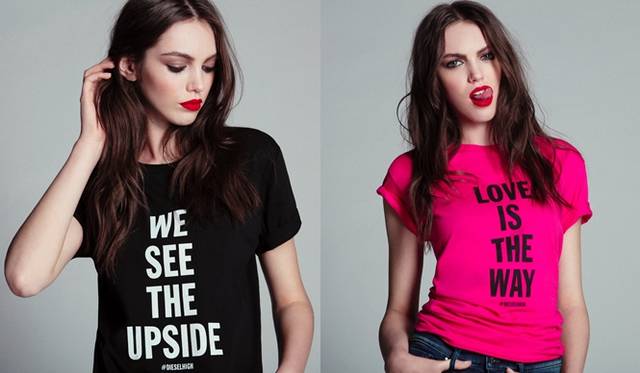 ディーゼルから明るくポジティブなTシャツコレクション登場|DIESEL