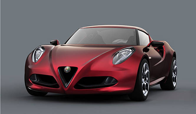 Alfa Romeo 4C Concept｜コンパクトスーパーカーがプレミア
