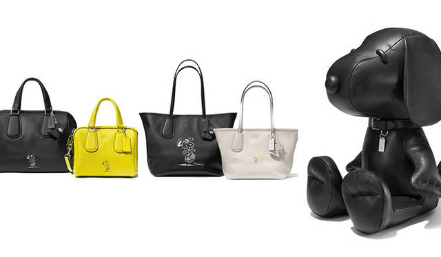 コーチ　ピーナッツドール COACH コーチ PEANUTS (ピーナッツ)コラボ レザー スヌーピー