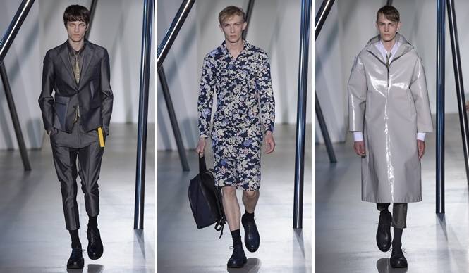 ジル・サンダー カーディガン ネイビー紺 2016年春夏メンズコレクション ジル・サンダー カーディガン ネイビー紺 2016年春夏メンズ