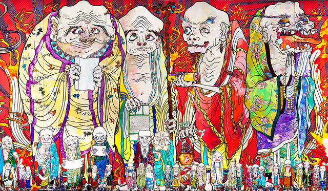 soa　村上隆 「シシ神と羅漢」 soa 村上隆 「シシ神と羅漢」 soa 村上隆 「シシ神と羅漢」 soa 村上隆