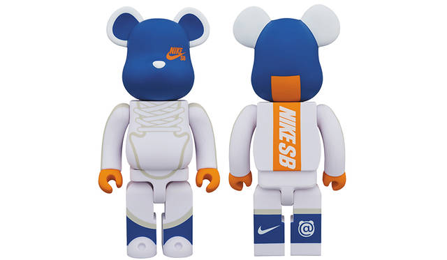 BE@RBRICK NIKE SB WHITE 100% & 400% / 1000%｜MEDICOM TOY