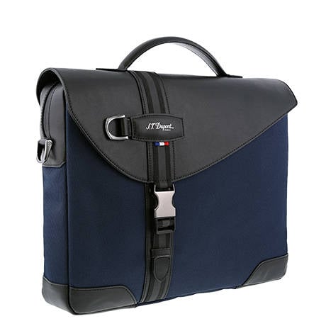 S.T. Dupont ビジネスバッグ ブルー 復刻 アトリエレザー