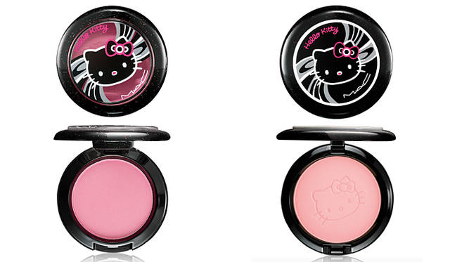 激レア　MAC キティ　コスメ　パウダー　キラキラ　2008年　限定　ご当地 郵便局限定！ハローキティデザインのコスメが登場♡｜サンリオ