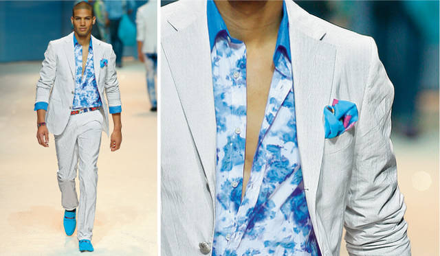 ETRO｜エトロ流、ポケットチーフのアレンジ 2010年夏編
