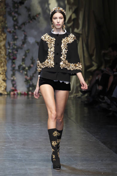 002__ON_0025 <strong>DOLCE&GABBANA|ドルチェ&ガッバーナ</strong> 2012-13年秋冬コレクション速報