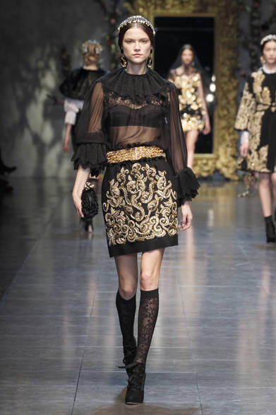 013__ON_0102 <strong>DOLCE&GABBANA|ドルチェ&ガッバーナ</strong> 2012-13年秋冬コレクション速報