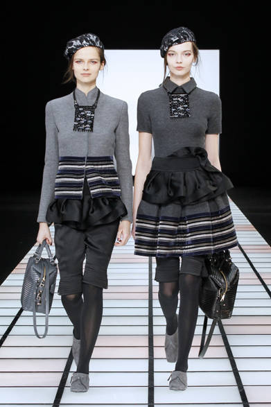 02-03 <strong>EMPORIO ARMANI|エンポリオ アルマーニ</strong> 2012-13年秋冬コレクション速報