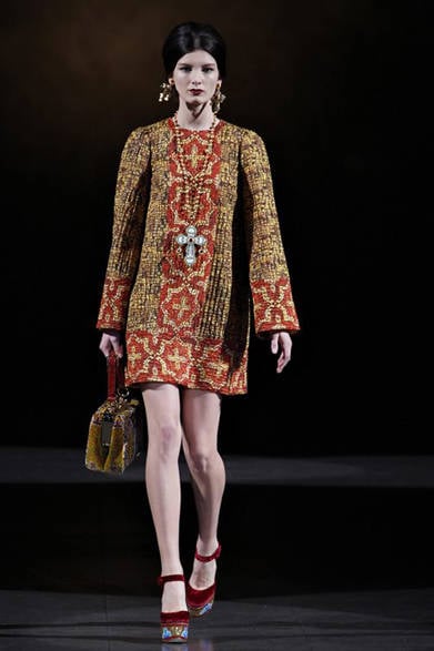 dolce_and_gabbana_02 <strong>DOLCE & GABBANA|ドルチェ&ガッバーナ</strong> <a href="/article/16845" class="link12lh15blue">2013年秋冬コレクション</a>