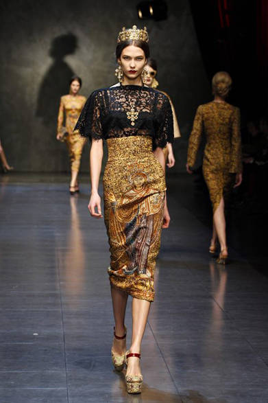 dolce_and_gabbana_11 <strong>DOLCE & GABBANA|ドルチェ&ガッバーナ</strong> <a href="/article/16845" class="link12lh15blue">2013年秋冬コレクション</a>