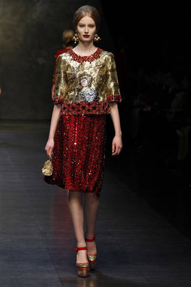 dolce_and_gabbana_66 <strong>DOLCE & GABBANA|ドルチェ&ガッバーナ</strong> <a href="/article/16845" class="link12lh15blue">2013年秋冬コレクション</a>