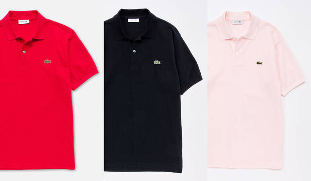 【新品未使用】ラコステLACOSTEポロシャツL1212 マリン　干場義雅 新品未使用】ラコステLACOSTEポロシャツL1212 マリン 干場義雅