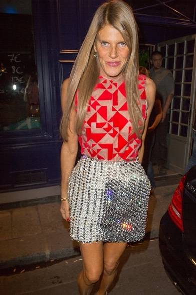 anna <strong>2014年春夏コレクション会場スナップ</strong> Anna Dello Russo|アンナ・デッロ・ルッソ (ファッションウィークにて・パリ)