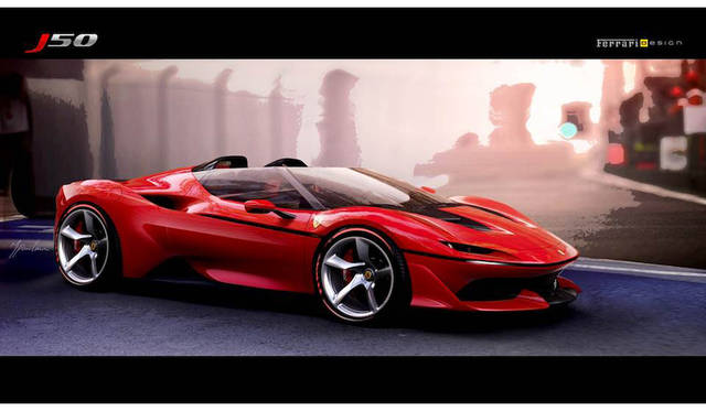 アートモデル　フェラーリ50周年記念モデル フェラーリ J50は限定10台の日本専売モデル──ファンタジー製造