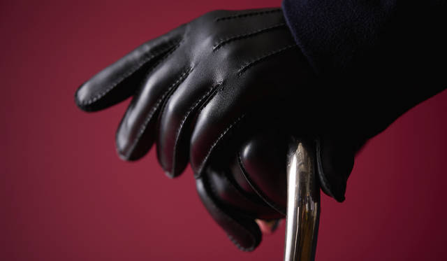 レア！ Lavabre Cadet ラヴァーブル カデ 黒スエードグローブ Lavabre Cadet（ラヴァーブル カデ）革グローブ ブラック レア