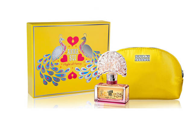 アナ スイ フライト オブ ファンシー オーデトワレ ギフトセット（フライト オブ ファンシーオーデトワレ 30mL ＋ オリジナルポーチ）5400円　※2015年2月13日（金）限定発売