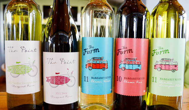 58 <br />
ファンキーなエチケットがユニークなThe FarmシリーズはA$12.95と手頃なプライス