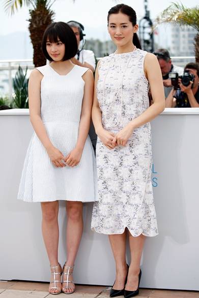 "Umimachi Diary" Photocall - The 68th Annual Cannes Film Festival On Haruka Ayase
ドレス:ディオール クチュール<br />
『海街diary』のフォトコールにて