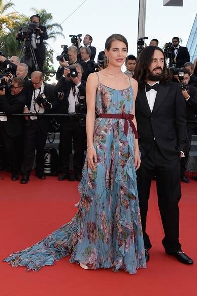 40 On Charlotte Casiraghi <br />
ドレス:グッチ<br />
『若者のすべて(Rocco E I Suoi Fratelli)』のプレミアにて<br />
Courtesy of Getty Images