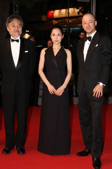 68th Cannes Film Festival 13-24 MAY 2015, Cannes, France On Eri Fukatsu<br />
ドレス:バレンシアガ<br />『岸辺の旅』のプレミアにて