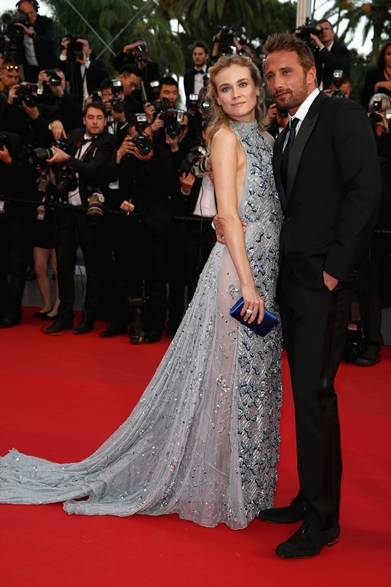"The Sea Of Trees" Premiere - The 68th Annual Cannes Film Festival On Diane Kruger<br />
ドレス:プラダ<br />ジュエリー:ハリー・ウィンストン<br />『The Sea of Trees』のプレミアにて