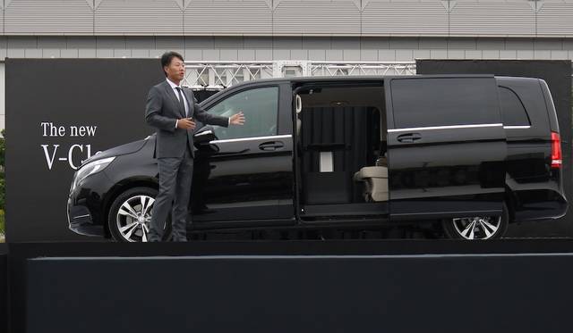 Mercedes-Benz V 220 d Avantgrade Extra-long|メルセデス・ベンツ V 220 d アバンギャルド エクストラロング 005 メルセデス・ベンツ日本 代表取締役社長兼CEOの上野金太郎氏
