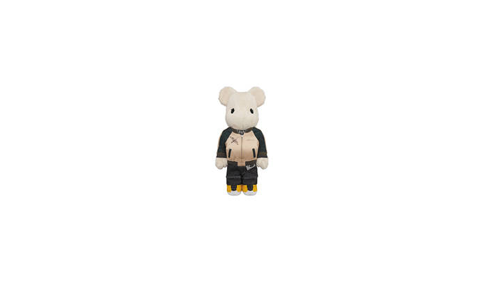 MEDICOM TOY - BE@RBRICK sacai 2018AW 100％ &amp; 400％ Medicom 400% + 100% Bearbrck ~ Sacai 2018AW #02 Version Be@r