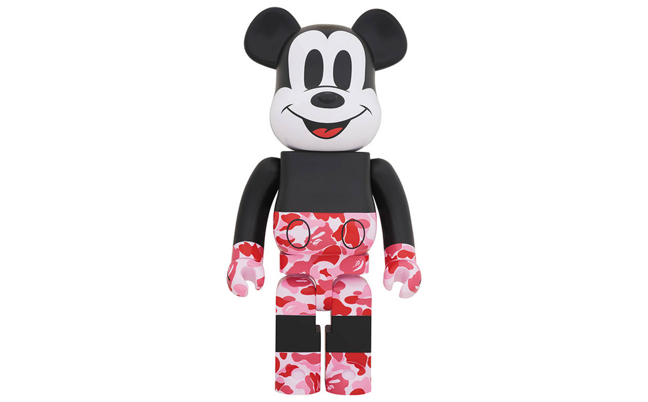 VCD BAPE(R) MICKEY MOUSE, BE@RBRICK BAPE(R) MICKEY MOUSE 100