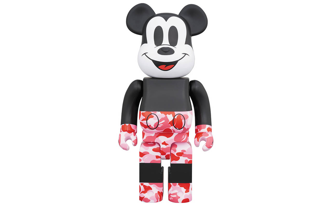 VCD BAPE(R) MICKEY MOUSE, BE@RBRICK BAPE(R) MICKEY MOUSE 100