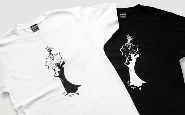 ドラァグクイーンがプリントされたTシャツ「Regine T-Shirt by 