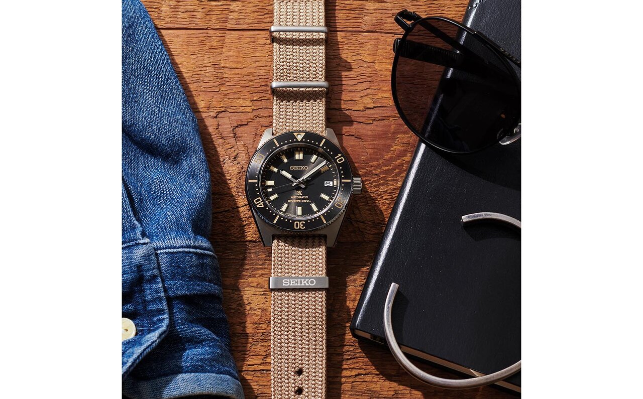 SEIKO セイコー ファブリックストラップ セイコー プロスペックス＞ セイコーダイバーズ初、ファブリック