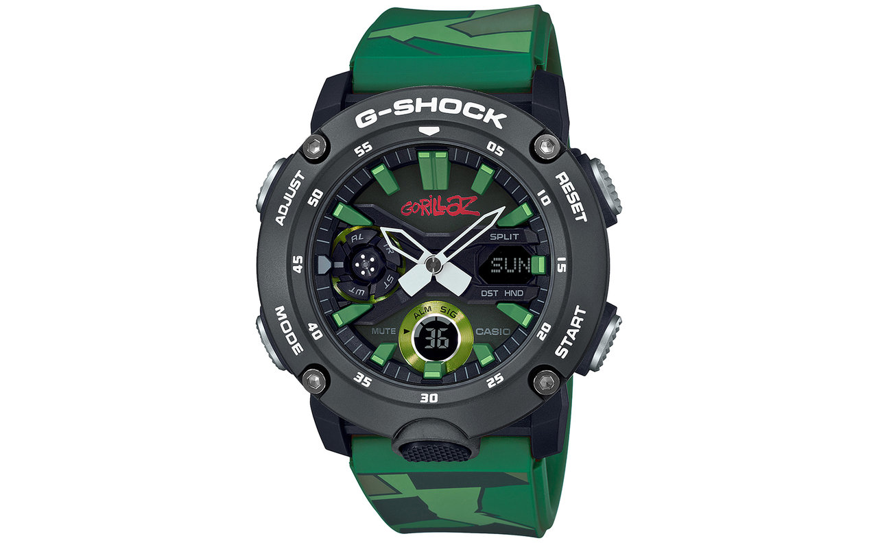 CASIO G-SHOCK×Gorillaz 電波ソーラー 限定コラボモデル G-SHOCK CASIO カシオ Gショック Black＆Red Gorillazコラボ