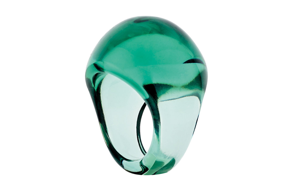 LALIQUE ラリック 美品 カボションリング 指輪 彫刻 アンバー オレンジ ラリックのアイコンジュエリー《カボションリング》。新作