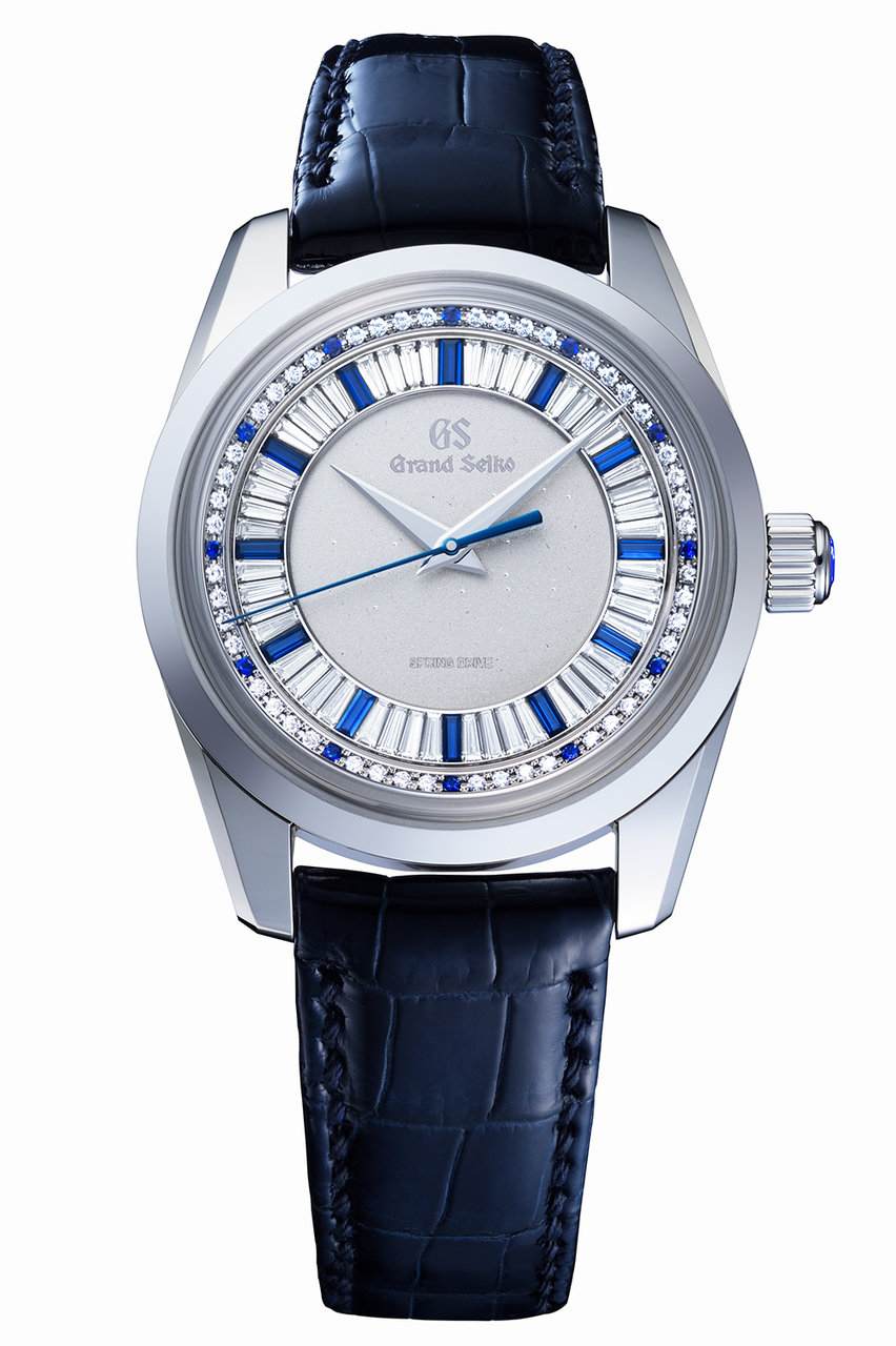 グランドセイコー初の男性向け宝飾時計「スプリングドライブ